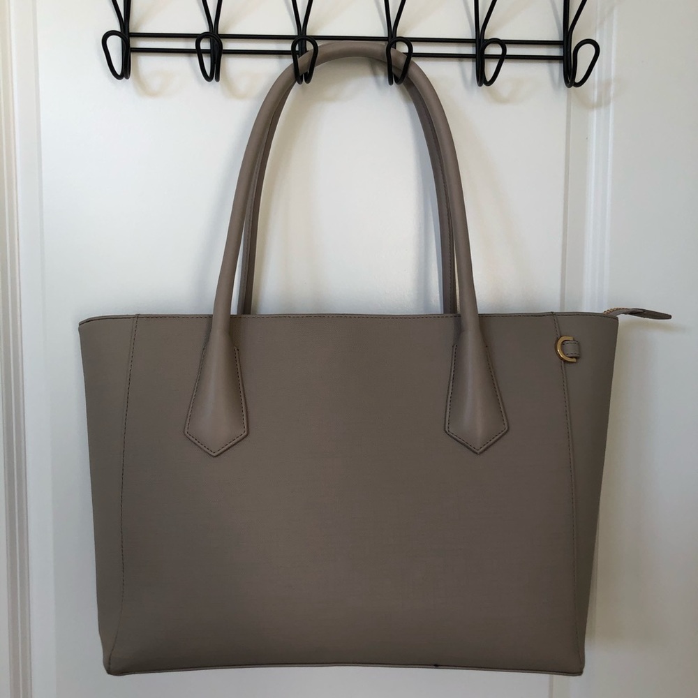 Dagne Dover Taupe Tote Bag